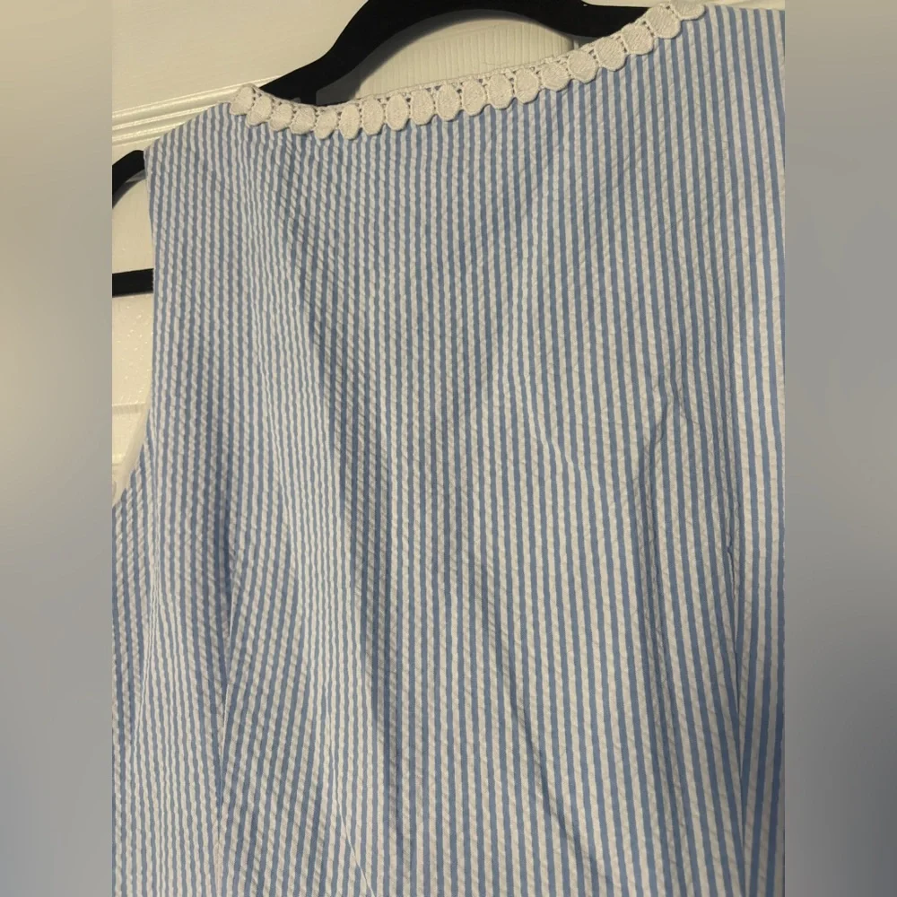 Vineyard Vines Blue Striped Dress - Picture 4 of 6